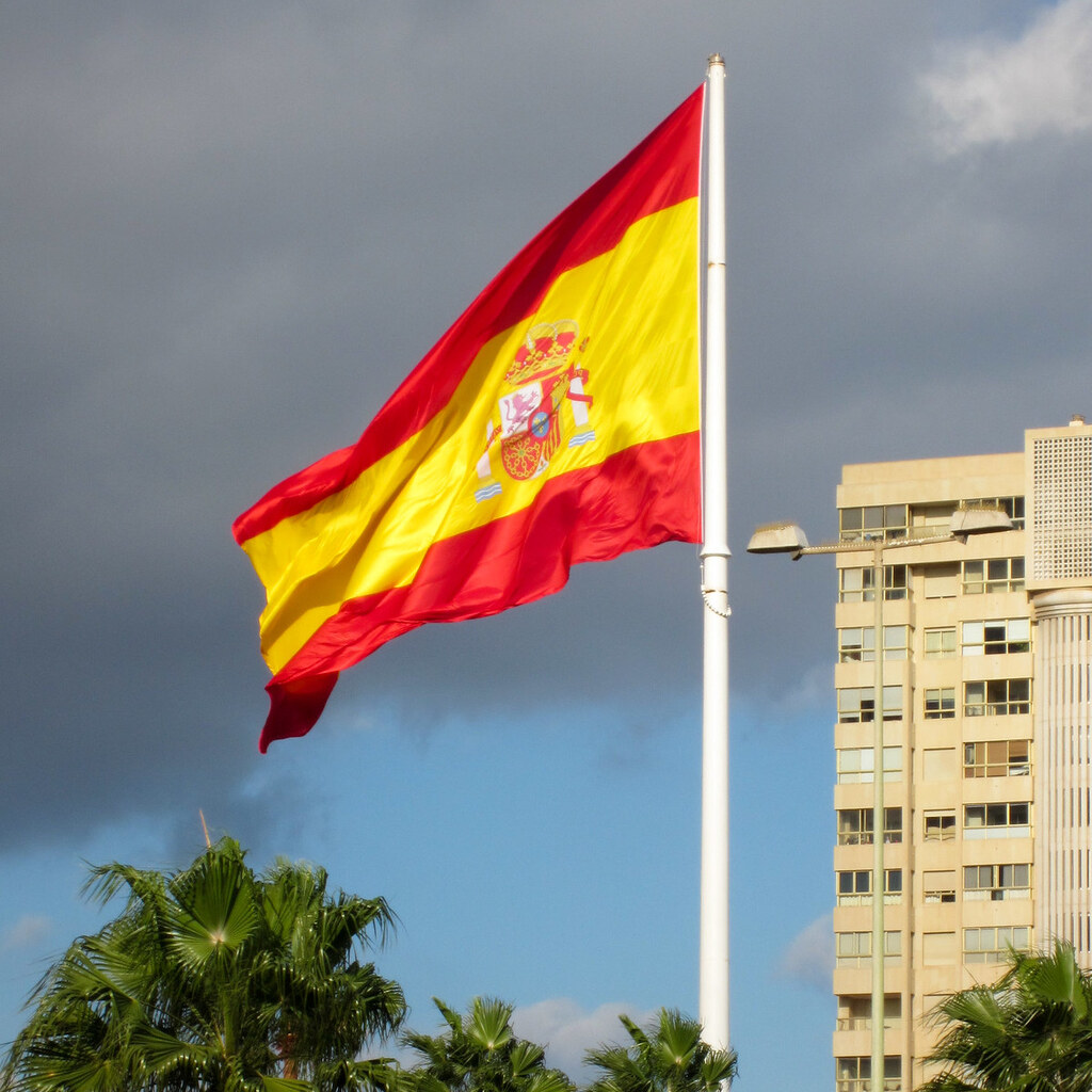 Photo of the Spanish flag