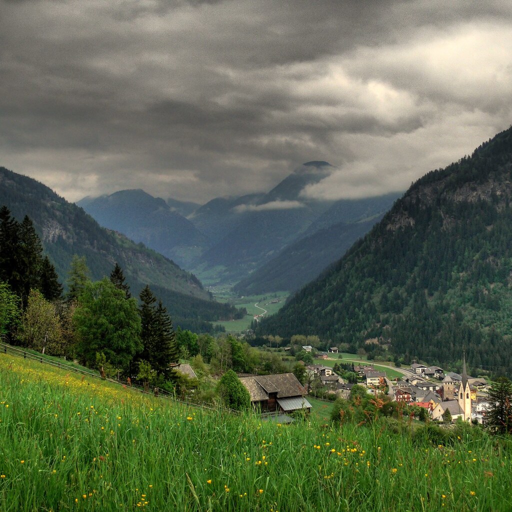 Photo of a valley
