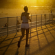 Photo of a woman jogging