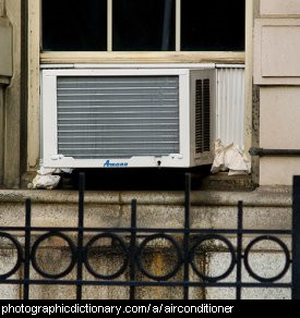 Photo of a window airconditioner