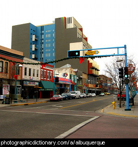 Photo of downtown Albuquerque