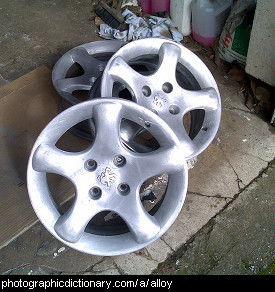 Photo of alloy wheels