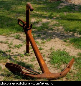 Photo of an anchor