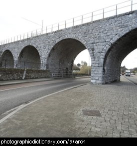 Photo of an arched bridge