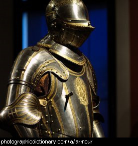 Photo of a suit of armour