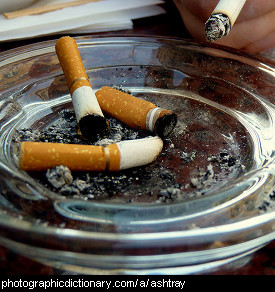 Photo of an ashtray