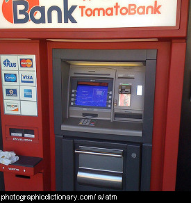 Photo of an ATM