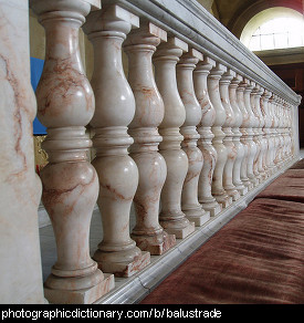 Photo of a balustrade