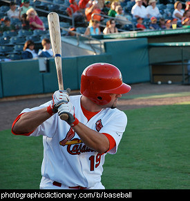 Photo of a baseball player