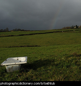 Photo of a bathtub