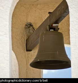 Photo of a church bell