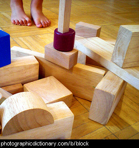 Photo of some wooden blocks