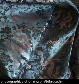 Photo of brocade fabric