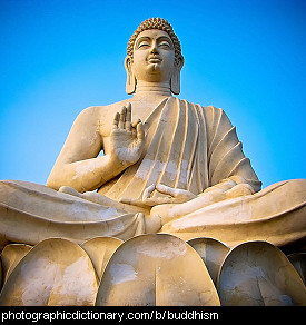 Photo of a statue of Buddah