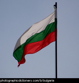 Photo of the Bulgarian flag