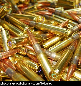 Photo of bullets.