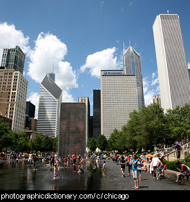 Photo of Crown Fountain, Chicago