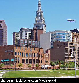 Photo of the Cleveland skyline