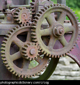 Photo of gears and cogs