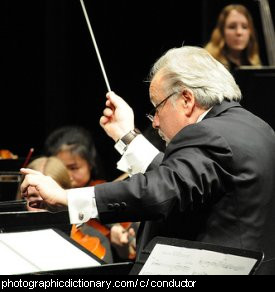 Photo of a conductor