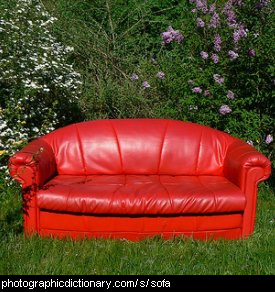 Photo of a sofa