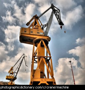 Photo of a crane