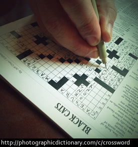 Photo of a crossword