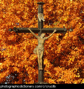 Photo of a crucifix