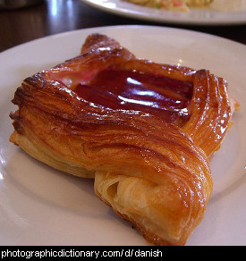 Photo of a danish pastry