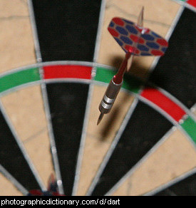 Photo of a dart