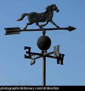 Photo of a weather vane