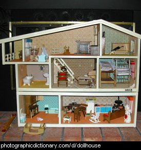 Photo of a doll house
