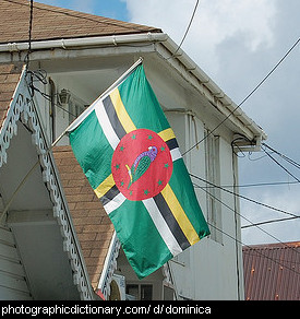 Photo of the Dominican flag