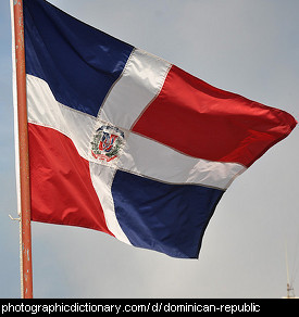 Photo of the Dominican Republic's flag