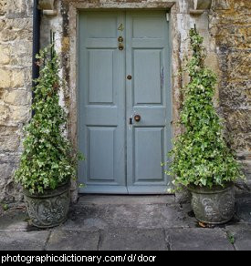 Photo of a door