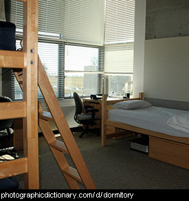 Photo of a student dormitory