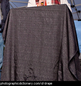 Photo of a draped cloth