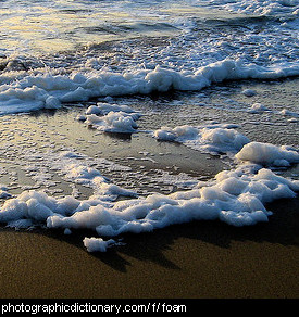 Photo of sea foam