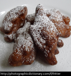 Apple fritters.
