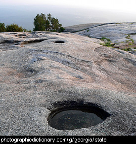 Photo of Stone Mountain in Georgia