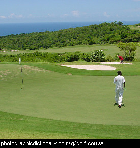 Photo of a golf course