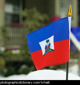 Photo of the Haiti flag