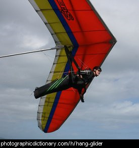 Photo of a hangglider