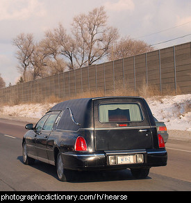 Photo of a hearse