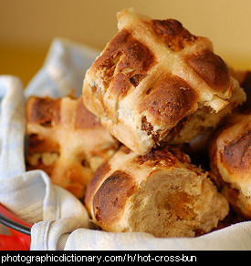 Photo of hot cross buns