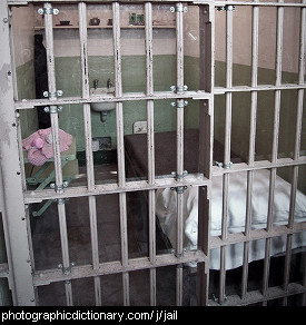 Photo of a jail cell