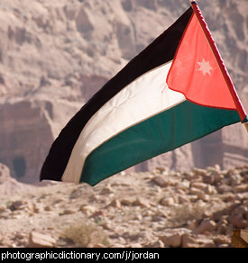 Photo of the Jordan flag