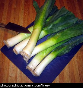 Photo of leeks