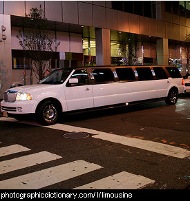 Photo of a limousine