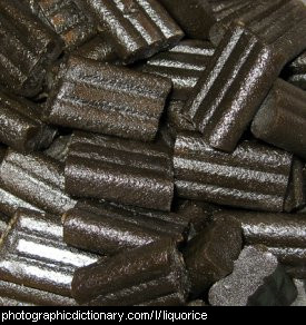 Photo of liquorice candy